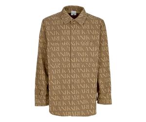 Karl Kani - Camicia Lunga Overshirt Sabbia Chiaro - - Shirts - Uomo - Marrone - L