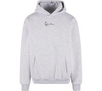 Karl Kani Felpa con cappuccio Small Signature Essential Os, grigio cenere, M