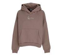 Karl Kani - Felpa Essential con Cappuccio e Tasca Frontale - - Sweatshirts & Hoodies - Donna - Marrone - M