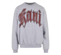 Karl Kani Felpa 'Inside Out' grigio sfumato / rosso scuro / nero Uomo Karl Kani M grigio sfumato / rosso scuro / nero