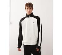 Karl Kani - Giacca della tuta nera e bianca con riga laterale in coordinato-Nero 112-119 CM