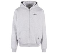 Karl Kani Giacca di felpa 'Essential' grigio / nero Uomo Karl Kani S grigio / nero