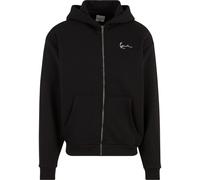 Karl Kani Giacca di felpa 'Essential' nero / bianco Uomo Karl Kani XXL nero / bianco