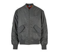 Karl Kani Giacca di mezza stagione 'Distressed' antracite / grigio scuro Uomo Karl Kani L antracite / grigio scuro