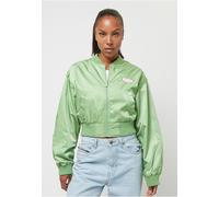 Karl Kani Giacca di mezza stagione 'Woven Signature Short OS' mela / bianco Donna Karl Kani M