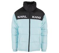 Karl Kani Giacca invernale 'Retro Essential' blu chiaro / nero / bianco Uomo Karl Kani S
