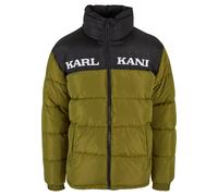 Karl Kani Giacca invernale 'Retro Essential' oliva / verde scuro / nero / bianco Uomo Karl Kani S