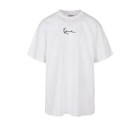 Karl Kani Herren KKMQ12002 Small Signature Tee Wht M White