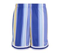 Karl Kani Herren KM241-043-1 Small Signature Striped Mesh Shorts M Navy/Lilac/Yellow