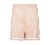 Karl Kani Herren Small Varsity Logo Pinstripe Mesh Shorts M Sand/White