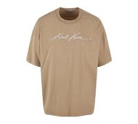 Karl Kani KK Autograph Washed Boxy Tee, sabbia, M plus tall