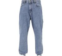 Karl Kani KK Retro Tapered Workwear Denim da uomo, Vintage Mid Blue, 34