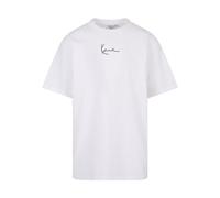 Karl Kani KM241-039-1 Small Signature Burger Tee da uomo, bianco, L