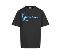 Karl Kani KM242-025-2 Water Signature Tee da uomo, Nero , L Große Größen Extra Tall