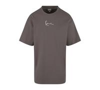 Karl Kani Herren KM-TE011-012-06 Small Signature Essential Tee L Anthracite