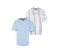Karl Kani Maglietta 'Essential' blu / rosso / nero / bianco Uomo Karl Kani L blu / rosso / nero / bianco