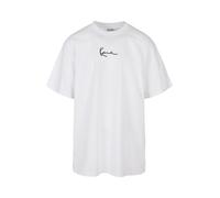 Karl Kani Herren KKMQ12002 Small Signature Tee Wht XS White