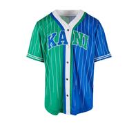 Karl Kani Maglietta 'Serif' blu / verde / bianco Uomo Karl Kani L