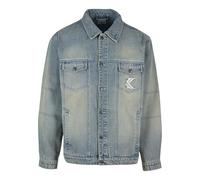 Karl Kani Giacca di mezza stagione blu denim / bianco, Taglia S