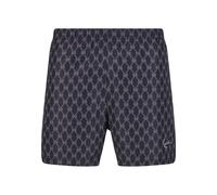 Karl Kani Pantaloncini da bagno 'KM251-041-1 Signature Monogram Aop' blu notte / bianco Uomo Karl Kani L blu notte / bianco