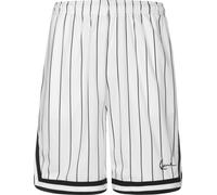 Karl Kani Herren Small Signature Pinstripe Mesh Shorts S White