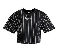 Karl Kani Pinstripe - Maglietta da donna, nero/bianco, L