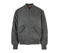 Karl Kani Small Signature Distressed Bomber Jacket XL Anthracite