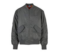 Karl Kani Small Signature Distressed Bomber Jacket XL Anthracite