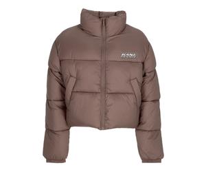 Karl Kani - Sport Patch Crop Puffer Jacket - - Jackets - Donna - Marrone - XS