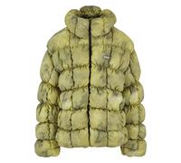 Karl Kani Sport Patch Square Quilted Puffer Jacket M Lime Green
