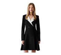 Karl Lagerfeld - Abito Blazer in Maglia Monocromatico - - Dresses - Donna - Nero - S