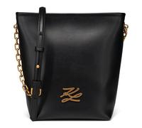 Karl Lagerfeld Autograph Borsa a tracolla Pelle 23 cm nero