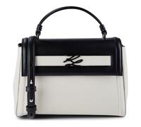 Karl Lagerfeld Autograph Borsetta Vera Pelle 24 cm bianco