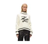 Karl Lagerfeld - Autograph Braided Jumper - - Knitwear - Donna - Bianco - S