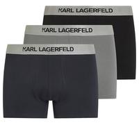 KARL LAGERFELD B.V Karl Lagerfeld, Men's, Metallic Elastic Trunk Set (3 Pack) Trunks, Multicolore, L Uomo