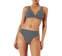 Karl Lagerfeld B.V Plunge Triangle Top, Karl Lagerfeld Monogram Black/White, S Donna