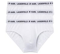 Karl Lagerfeld B.V Set di Lettere con Logo (3 Pezzi), Bianco, M