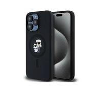 Karl Lagerfeld Back Cover KC Head Ring MagSafe Nero - iPhone 15 Pro Max