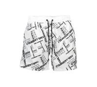 KARL LAGERFELD BEACHWEAR COSTUME PARTE SOTTO UOMO BIANCO