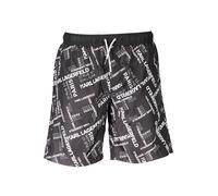Karl Lagerfeld Beachwear Costume Parte Sotto Uomo Nero