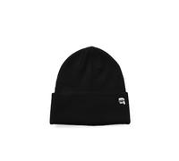 Karl Lagerfeld - Ikon Pin Beanie - - Accessories - unisex - Nero - ONE SIZE
