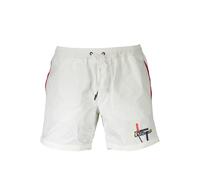 Karl Lagerfeld Bianco Polyester Men's Swim Boxer - S