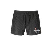 Karl Lagerfeld Black Polyester Men's Swim Boxer - S