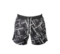 Karl Lagerfeld Black Polyester Men's Swim Boxer - S