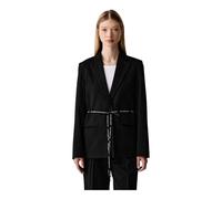 Karl Lagerfeld - Blazer con Cintura a Righe - - Jackets - Donna - Nero - XL