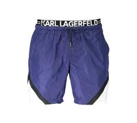 Karl Lagerfeld Blu Polyester Men Swim Boxer - S