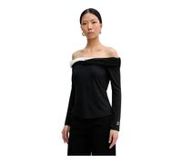 Karl Lagerfeld - Blusa Bardot - - Tops - Donna - Nero - S