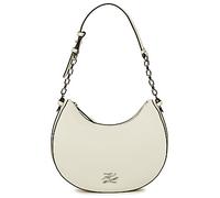 Karl Lagerfeld Borsa a spalla K/AUTOGRAPH MD HALFMOON SHB in Bianco Unica