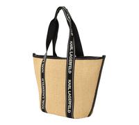 Karl Lagerfeld Borsa da spiaggia 'Essential' sabbia / nero / bianco Donna Karl Lagerfeld One Size