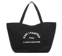 Karl Lagerfeld K/Rue St Guillaume Borsa shopper nero, cotone, donna